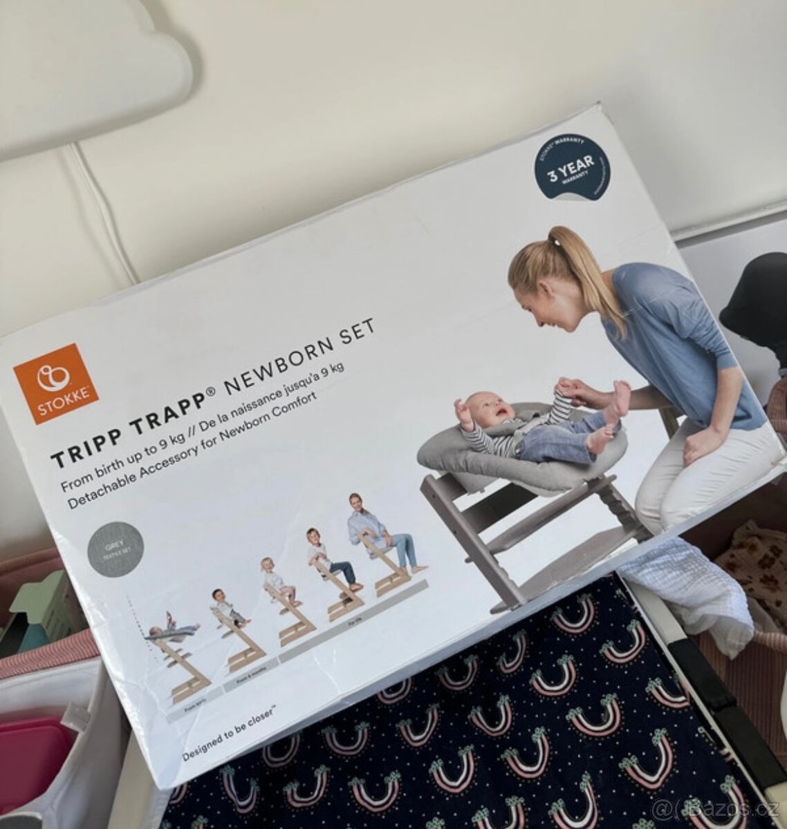 Newborn Stokke tripp trapp sedátko