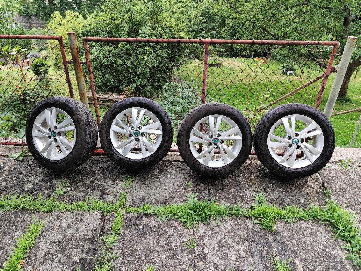 Alu kola 5x100 R15 originál Škoda Cygnus