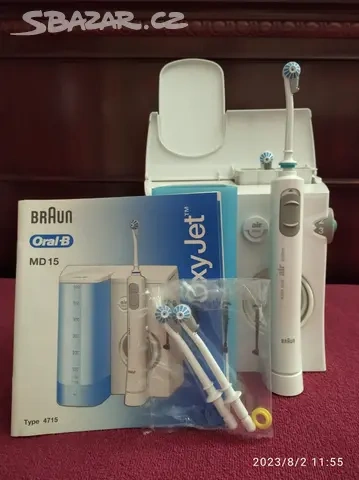 Ústní sprcha Braun Oral-B OxyJet MD 15, bílá.