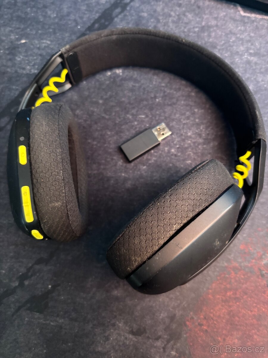 Herní bluetooth/dongle sluchátka logitech g435