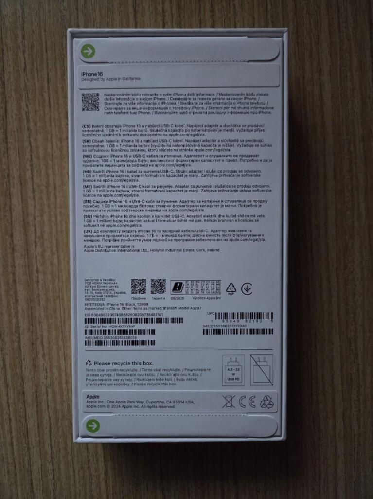 Apple iphone 16 128gb