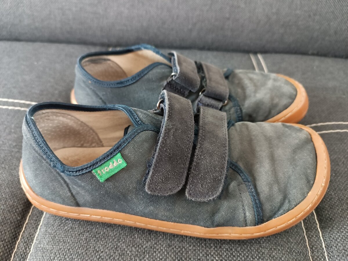 plátěné barefoot tenisky Froddo