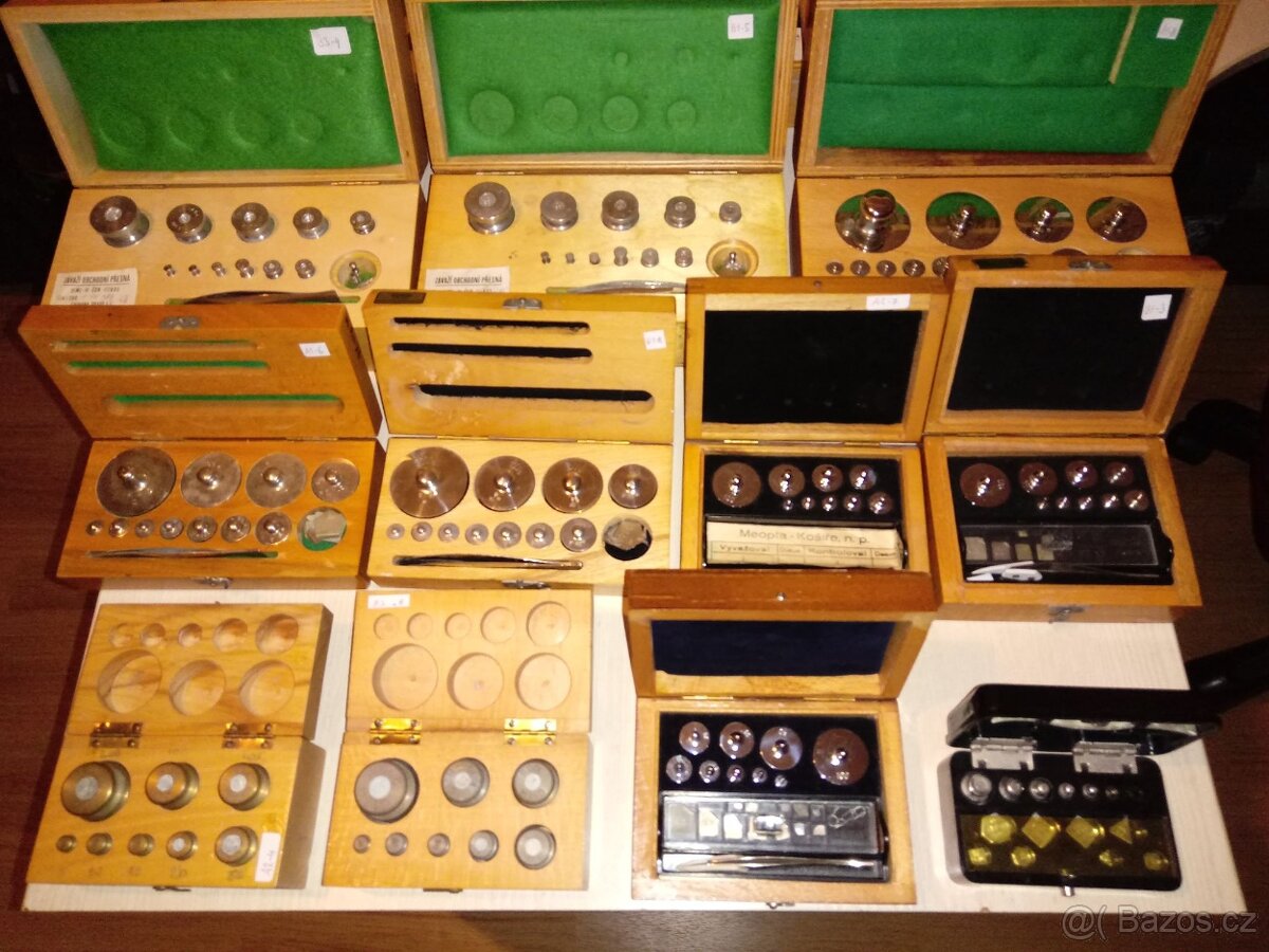 Laboratorní závaží sady