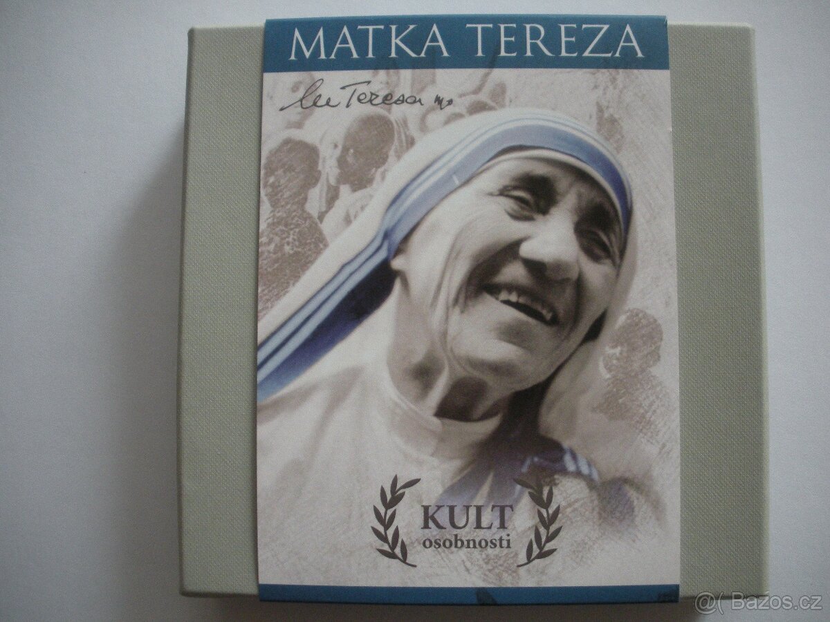 Stříbrná medaile Kult osobnosti - Matka Tereza proof