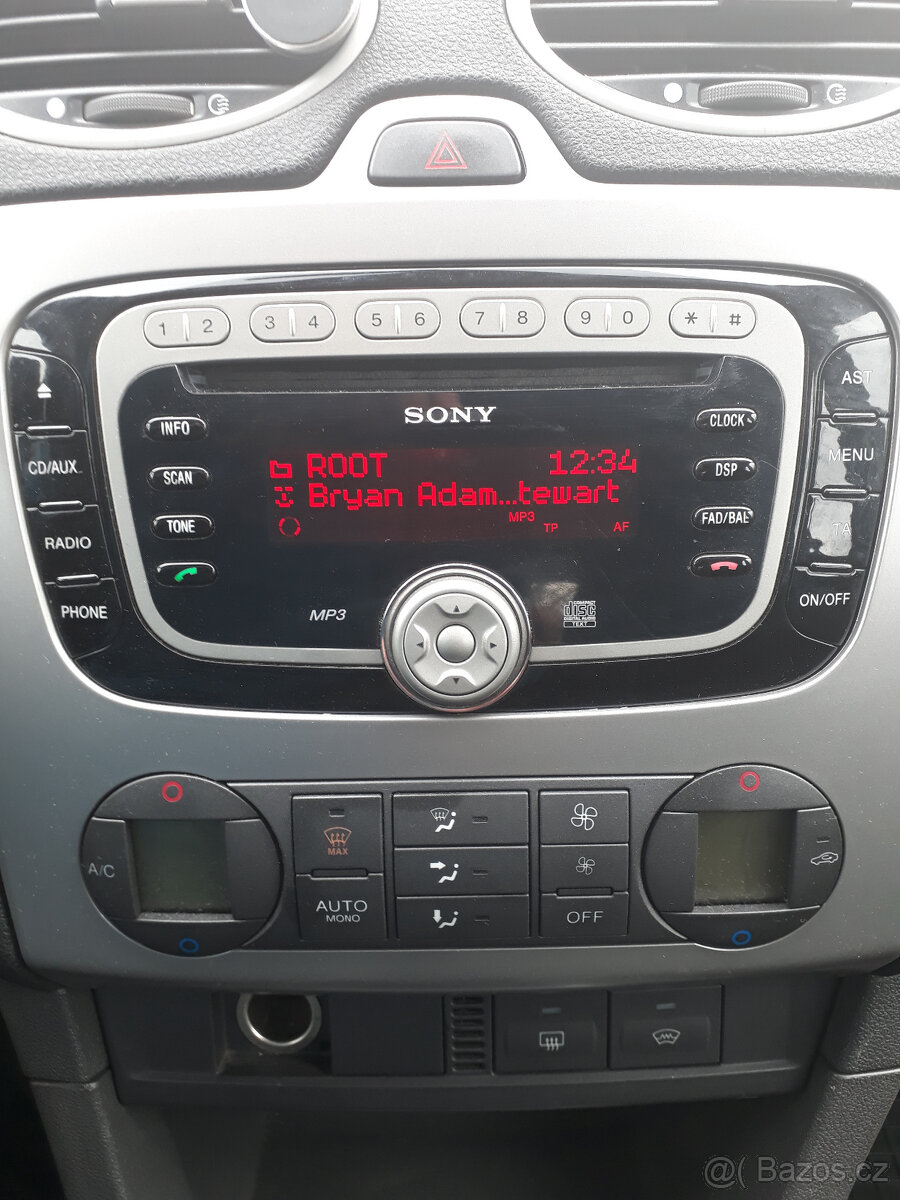 Autorádio Sony MP3 Ford Focus, C-max
