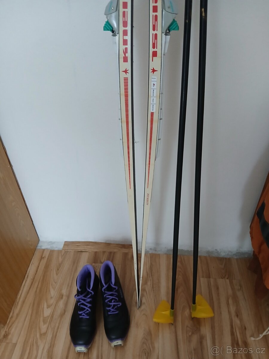 Běžky + vázání, boty, hole