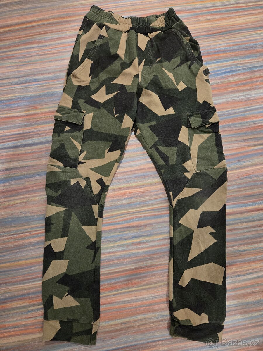Maskáčové baggy kalhoty All for kids