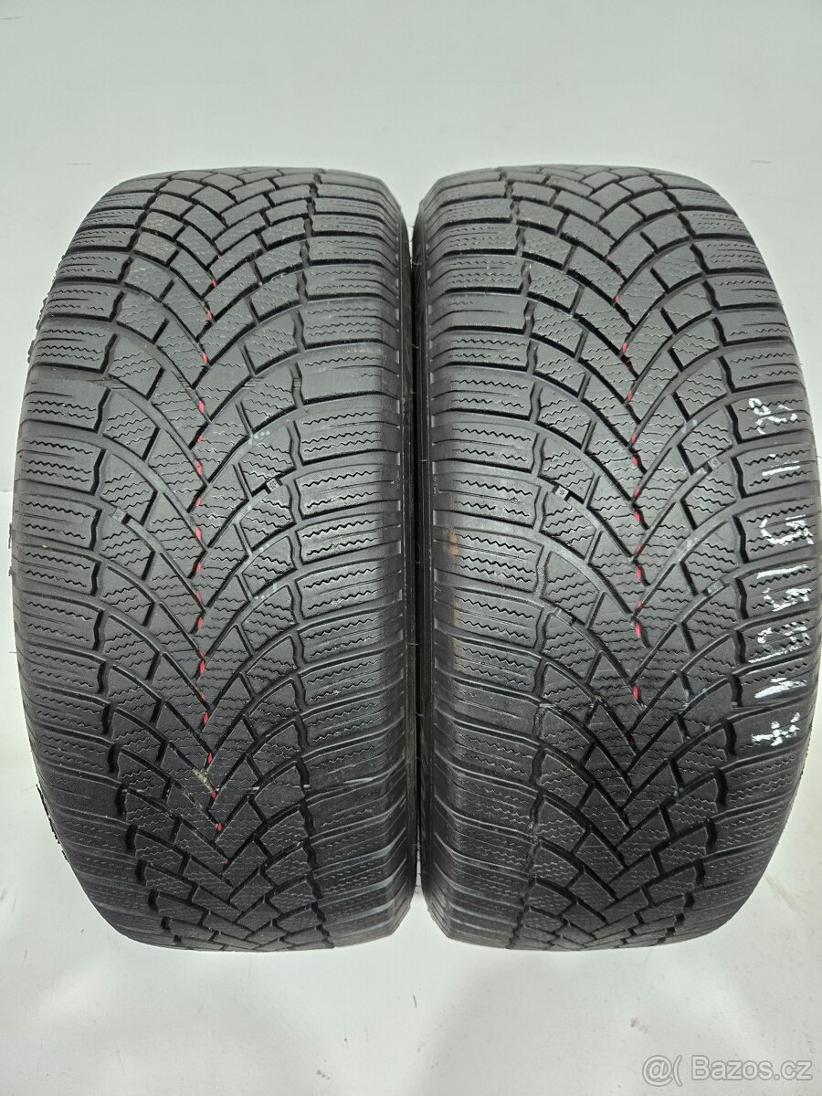 2ks zimní pneu 215/55/17 Bridgestone