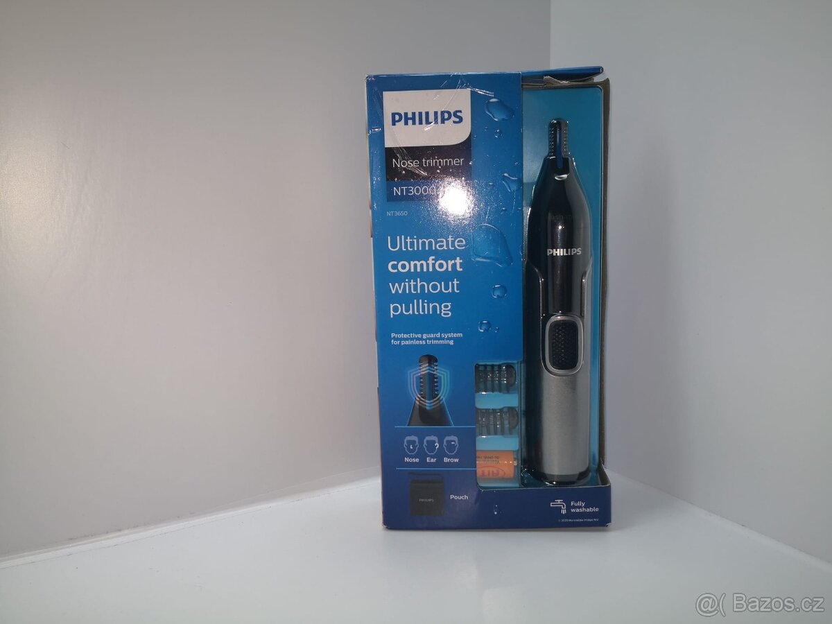 Zastřihovač chloupků v nose a uších Philips NT3650 - Nový