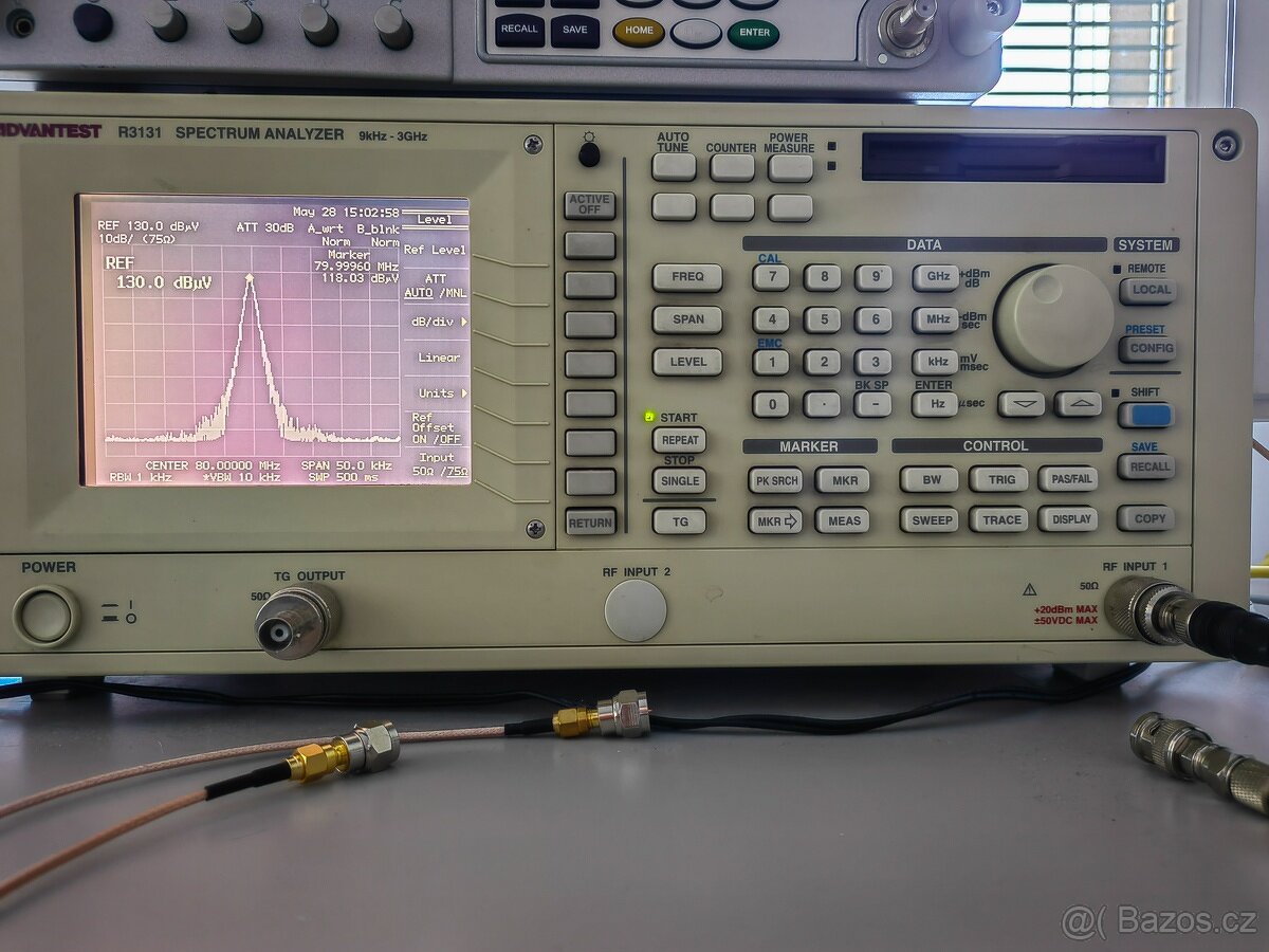 Spektrální analyzátor Advantest R3131