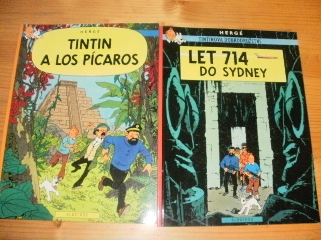 Komiksy Tintinova dobrodružství