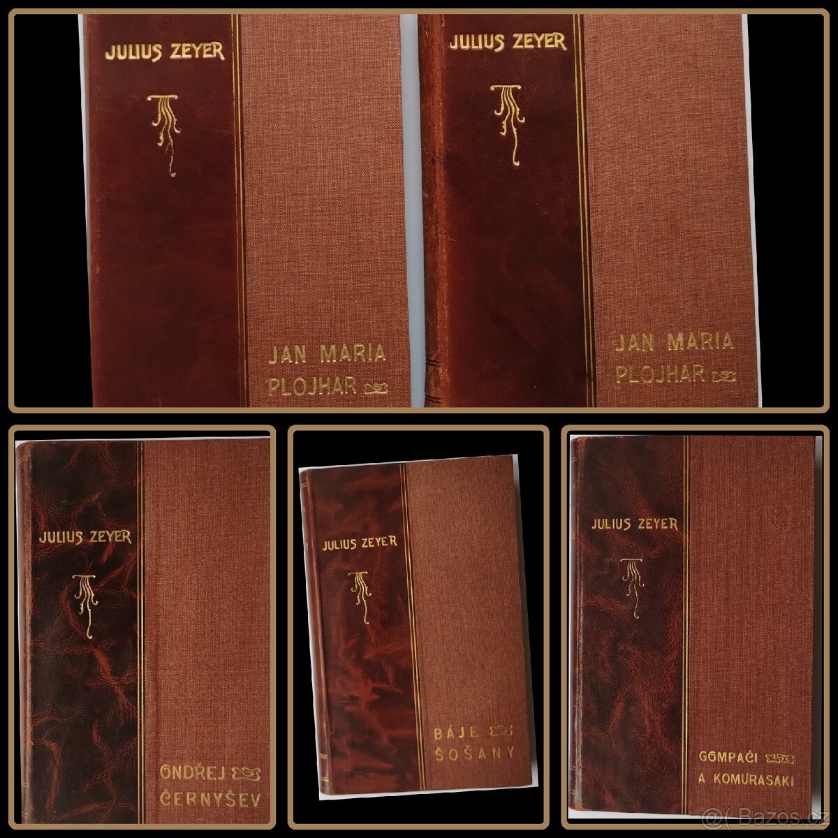 Antik. romány J. Zeyer (5ks) 1903-1913