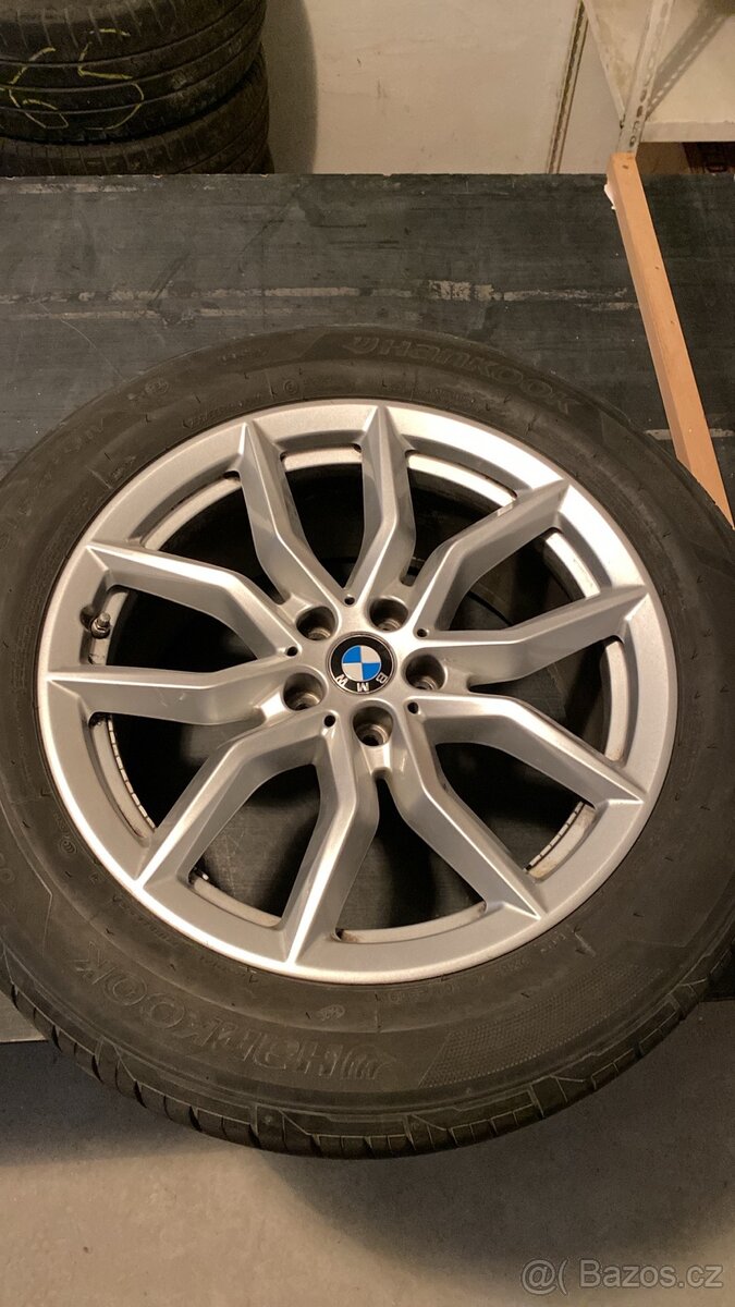 Prodám Alu kola R 19s letními pneu Hankook 265/50/19.