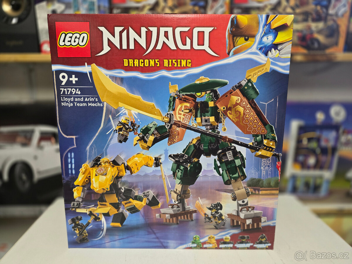 LEGO® NINJAGO® 71794 Lloyd, Arin a jejich tým nindža robotů