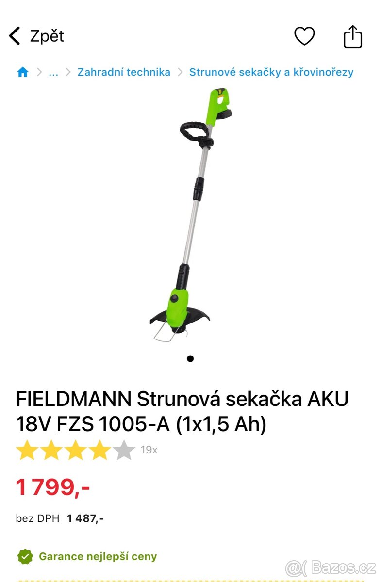 Strunová sekačka AKU