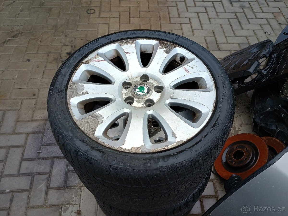 Prodám ALU kola škoda na renovaci