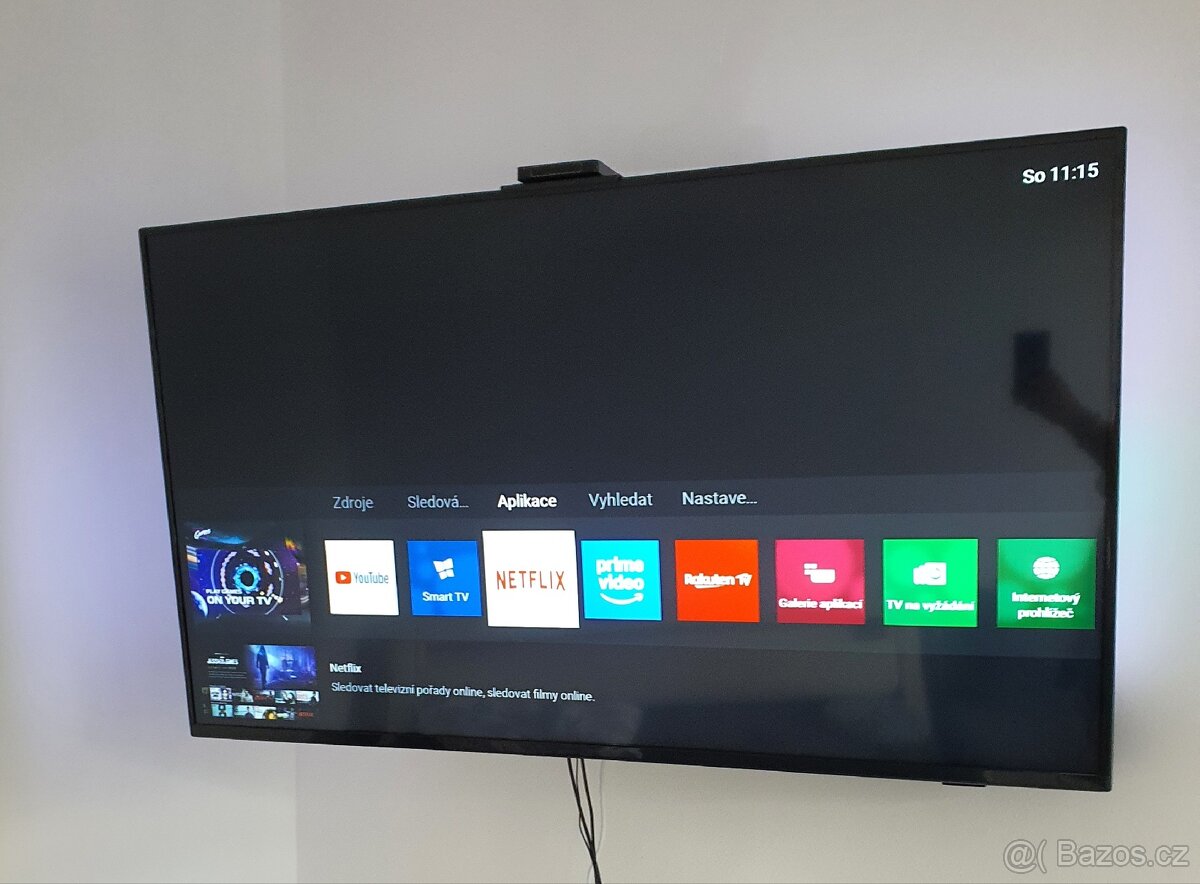 Televize Philips 55 palcu (140cm) 3 stranny Ambilight TV