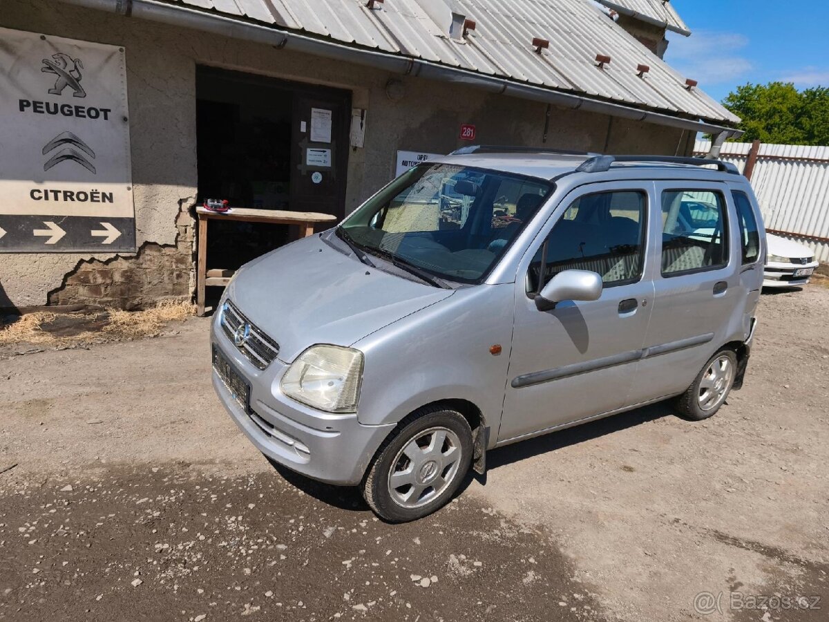 Prodám veškeré náhradní díly Opel Agila 1.0 12v 43kw Z10XE