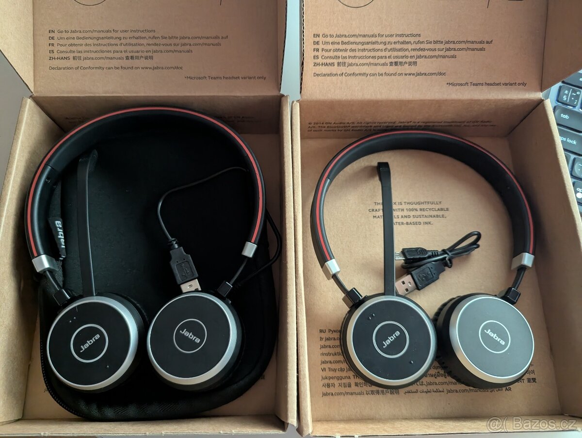 Sluchátka s mikrofonem Jabra Evolve 65 (bezdrat)