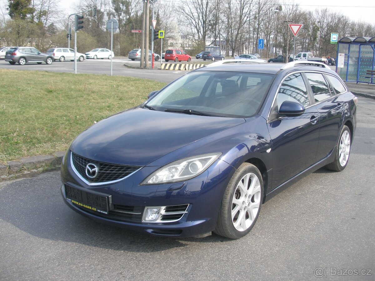 MAZDA 6,2.0 MZR-CD,103KW,NAVIGACE,KŮŽE,PLNÁ VÝBAVA