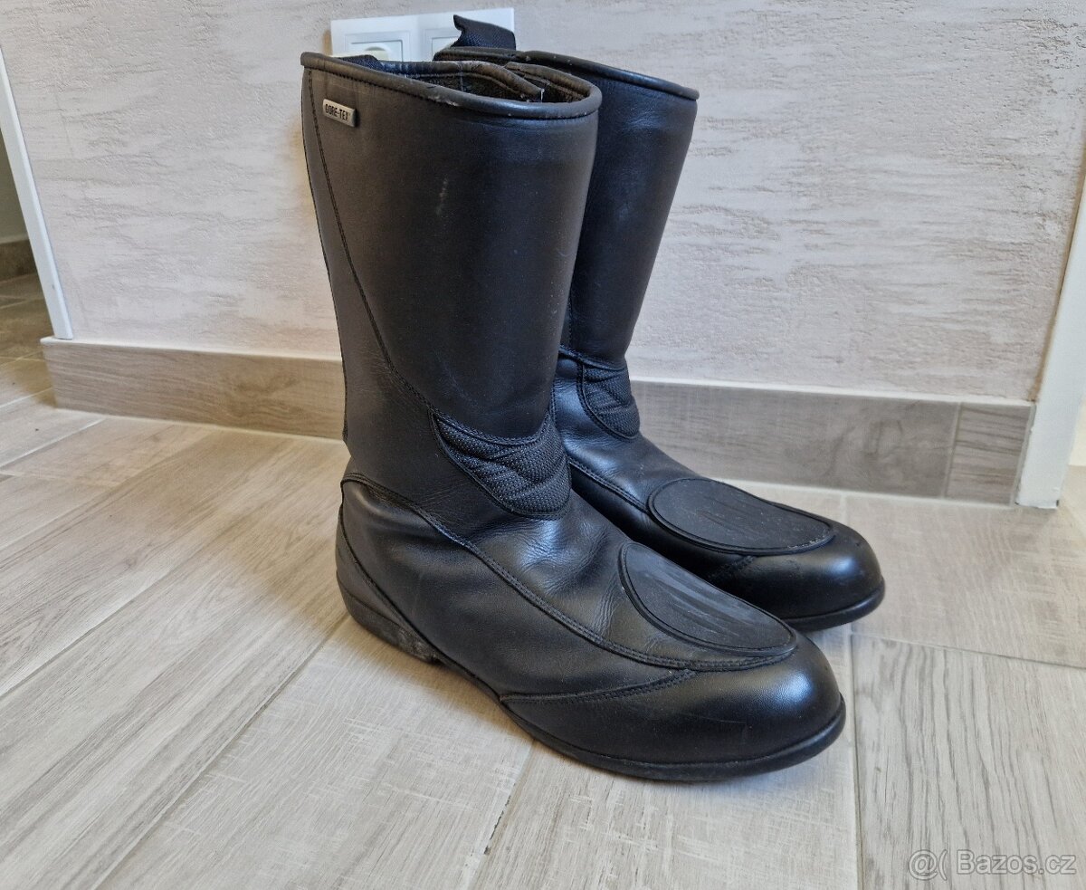 Kožené motorkářské boty BMW vel. 45 stélka 30 cm