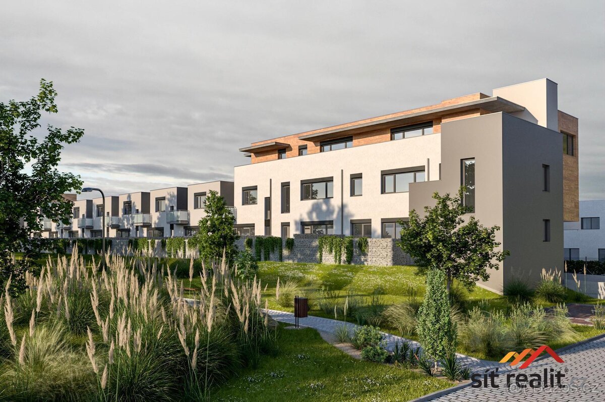 Prodej novostavby bytu 2+kk, 56,1 m2 + 30 m2 předzahrádka, P