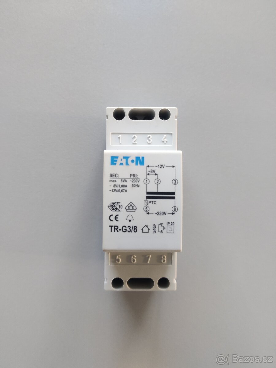 Zvonkový transformátor Eaton TR-G3/8