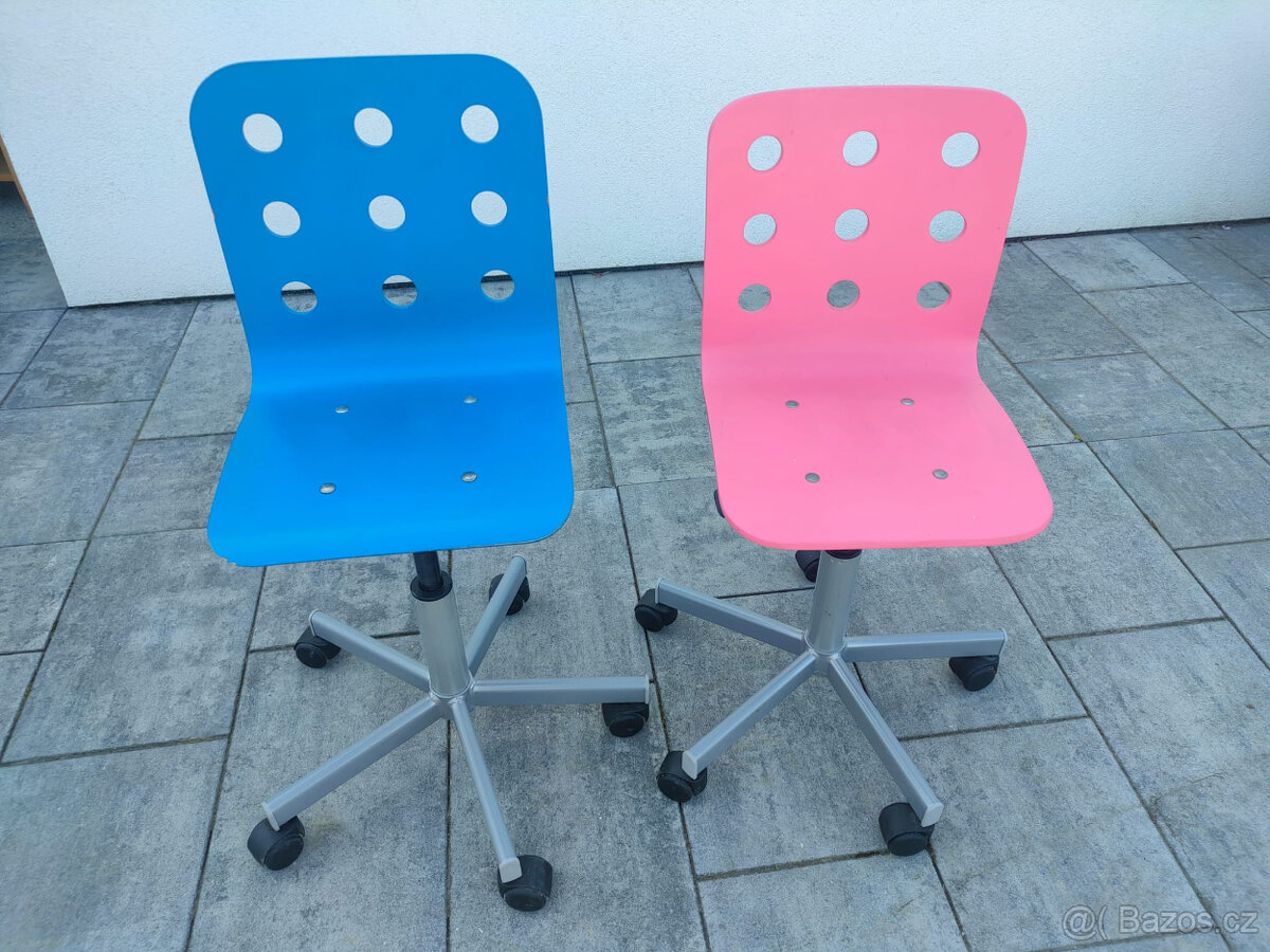 Dětské židle IKEA k psacímu stolu