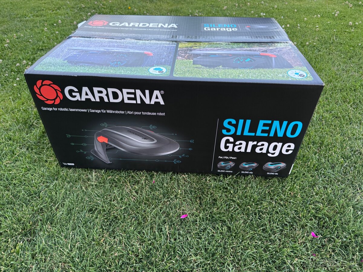 Garáž pro robot. sekačku Gardena Síleno 15020