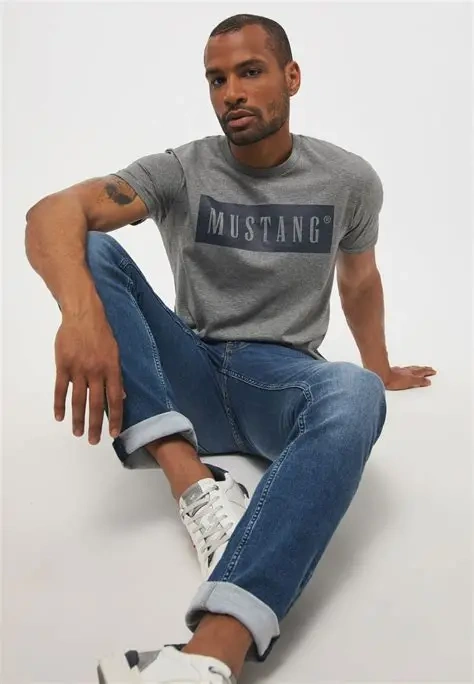 MUSTANG OREGON TAPERED PÁNSKÉ SLIM STREČOVÉ DŽÍNY-L