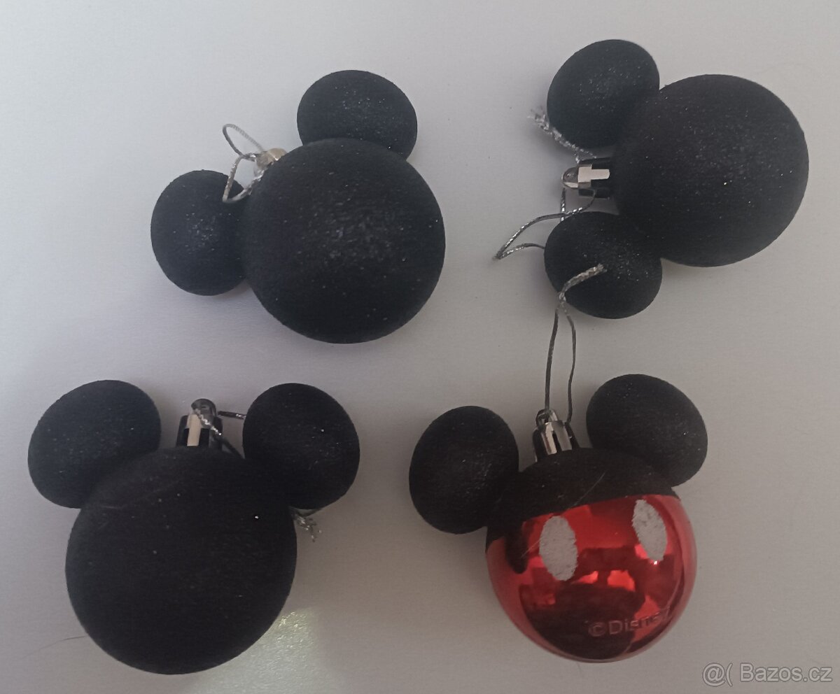 NOVÉ 4x ozdoba Mickey na stromeček 🎄