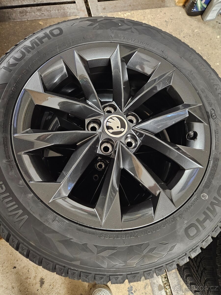 Nová originál zimní sada kol Škoda Scala Kamiq 195/60 r16