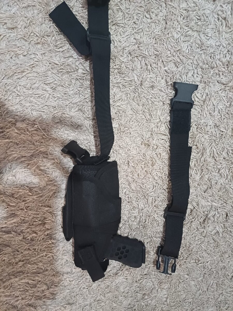 Airsoft stehenní pouzdro pro pistole typu glock