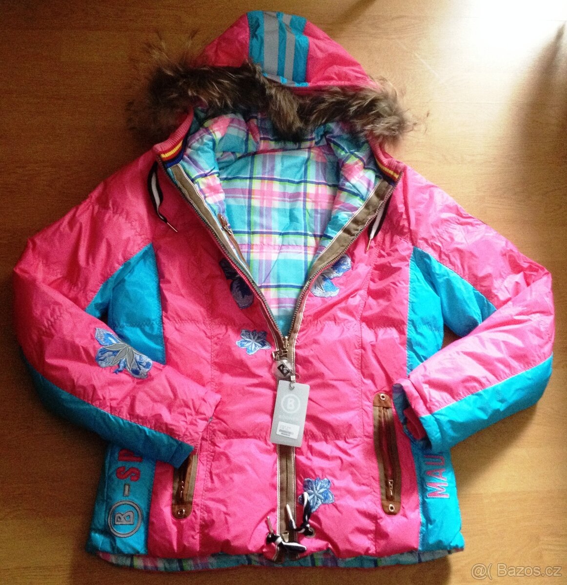 Nová ženská obojstranná Bogner bunda, XL. Mauna Kea