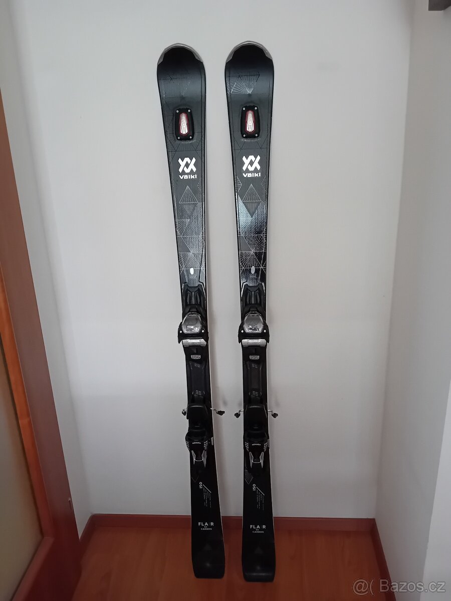 Lyže 150 cm Völkl Flair SC Carbon + vázání, zánovní