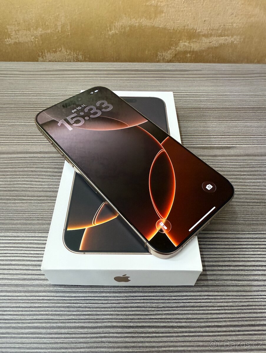 Apple iPhone 16 Pro Max 512GB pouštní titan, komplet balení