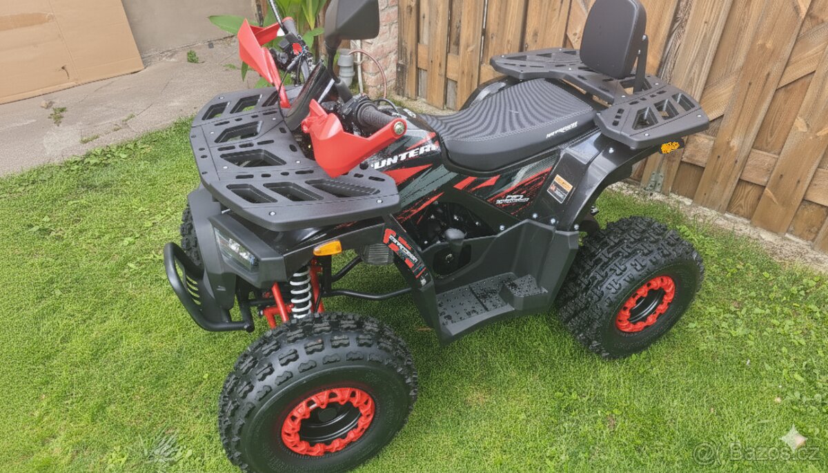 Nová červená čtyřkolka pro větší děti 125cm 8"kola