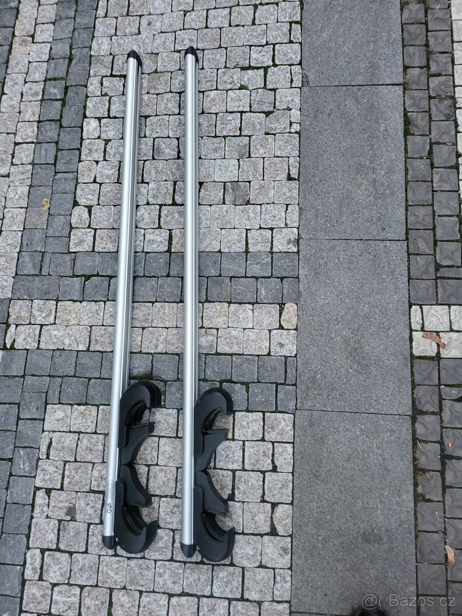 zánovní příčníky 118cm Menabo Brio +2klíče