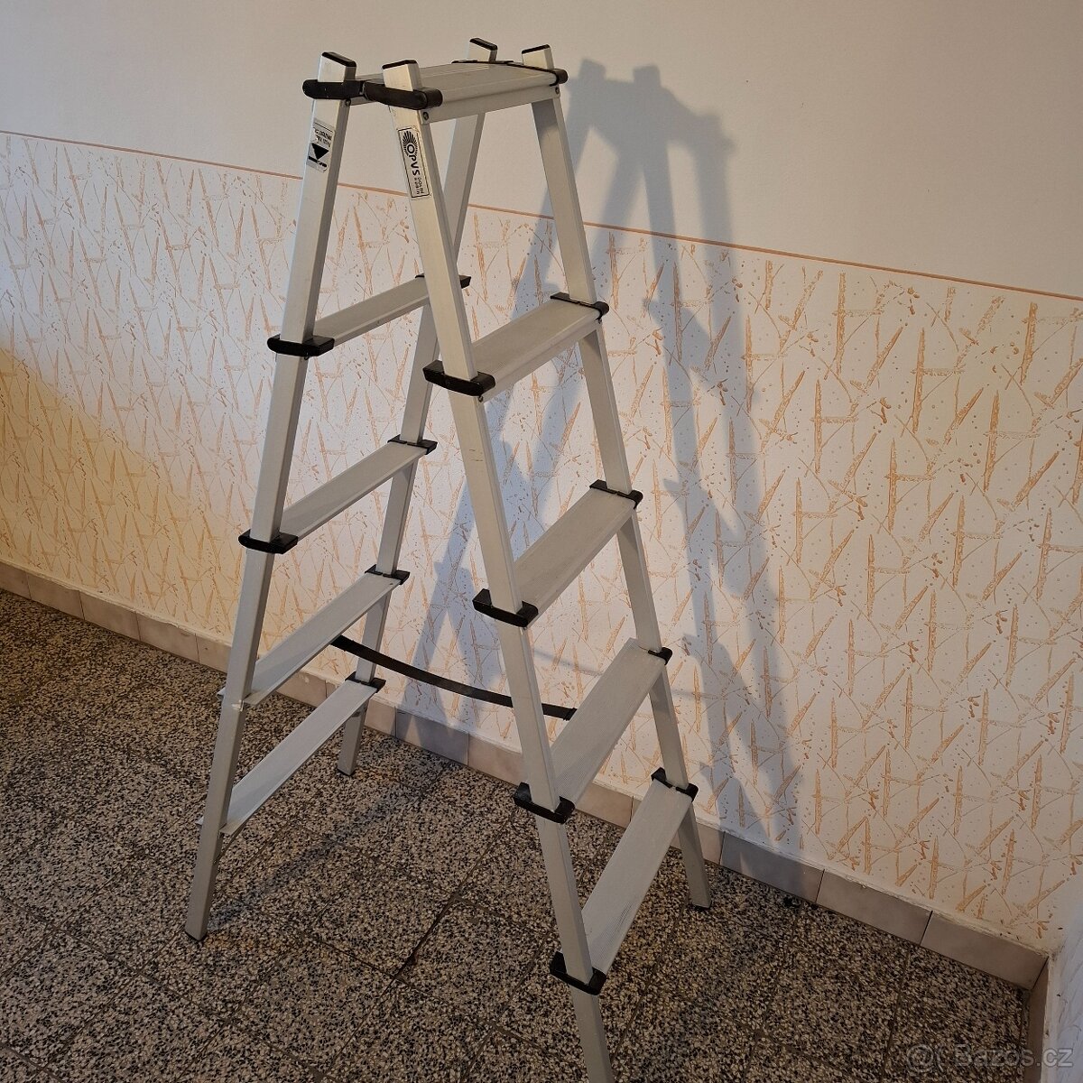 Schůdky hliníkové oboustranné, 2x5