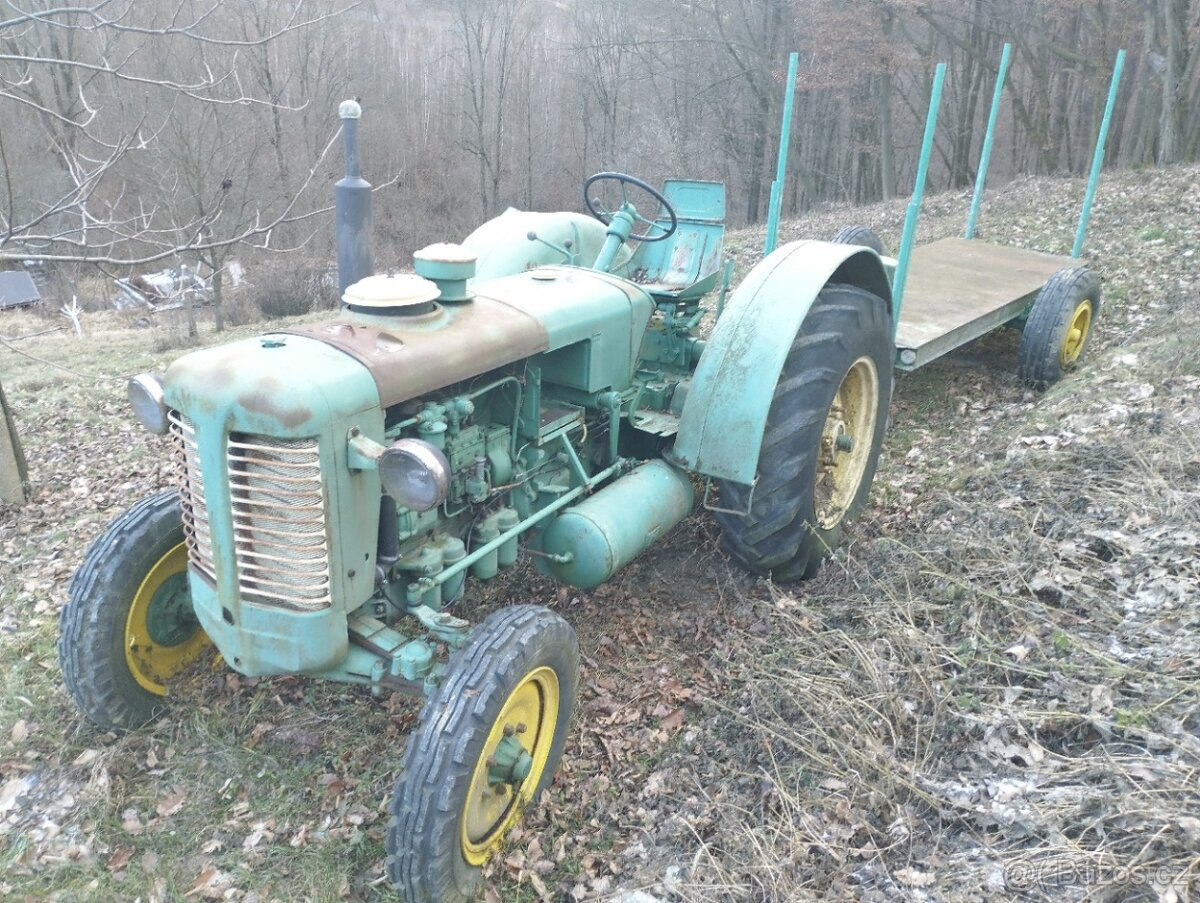 Zetor 50, 5 rychlostí, s vlečkou