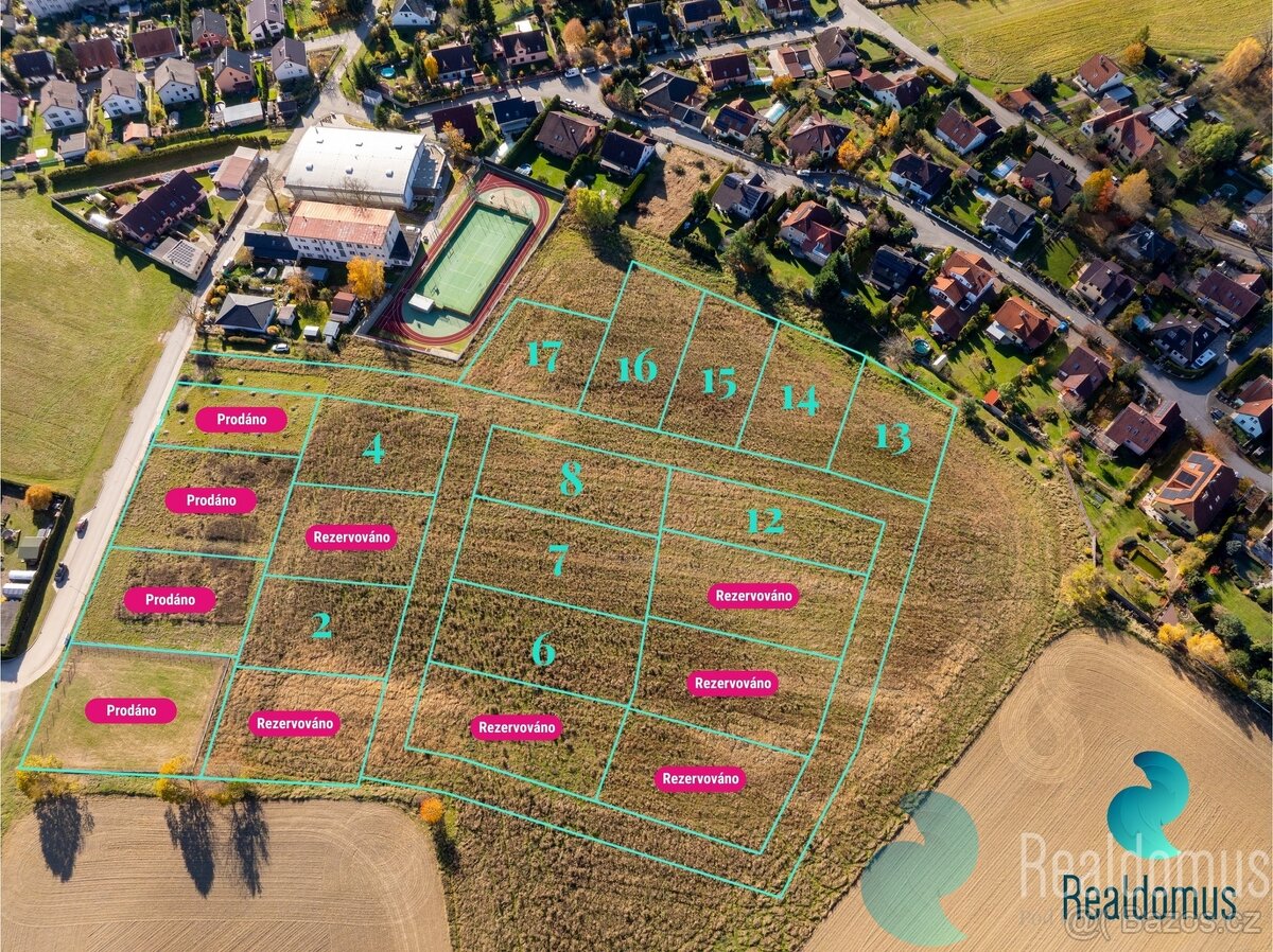 Prodej, pozemky pro bydlení, obec Litvínovice