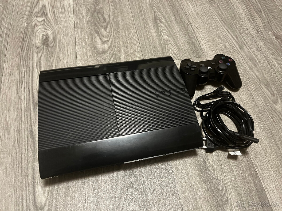 Playstation 3 Super Slim HEN + PKGi Store / 500 GB + 37 her