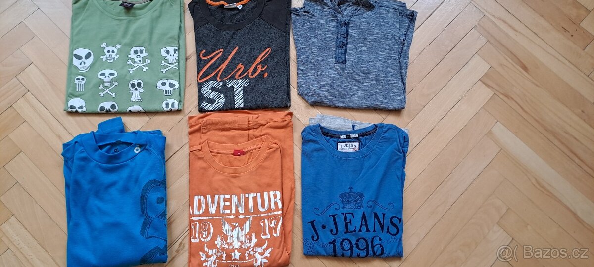 Sada triček s dlouhým rukávem