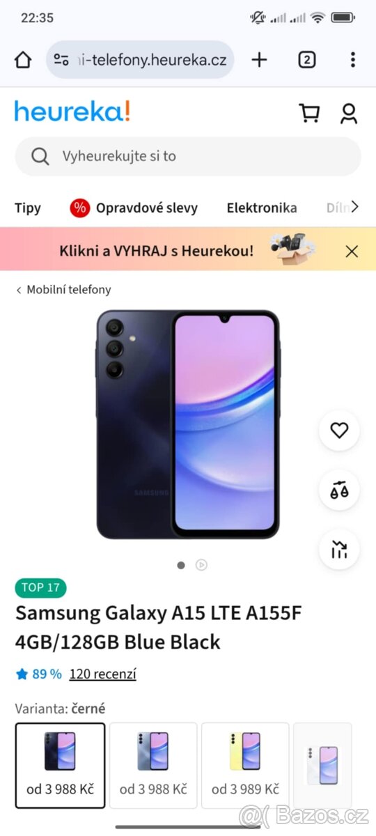 Prodám nebi vyměním Samsung galaxy a15
