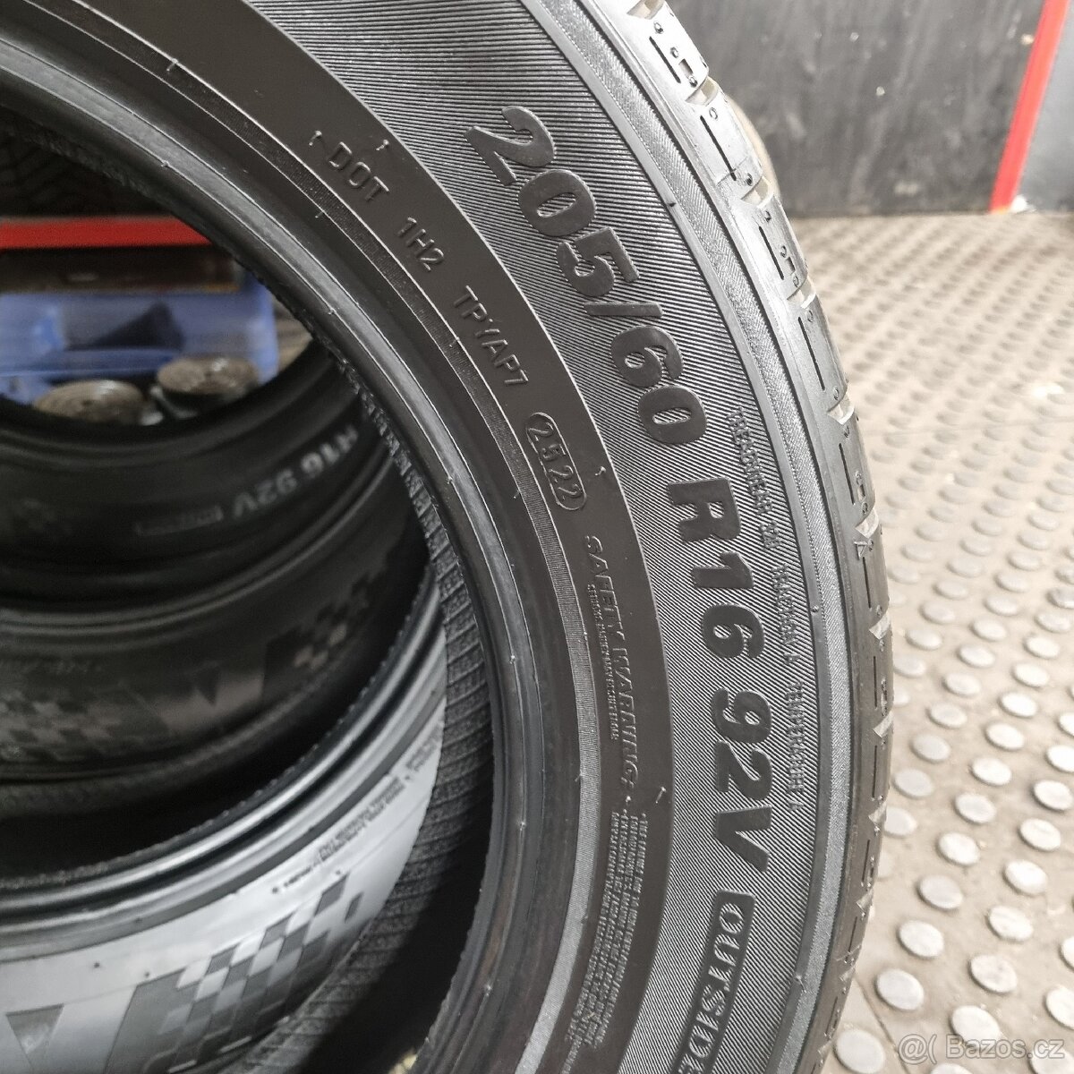 4x Letní 205/60 R16 7,5mm NOVÉ