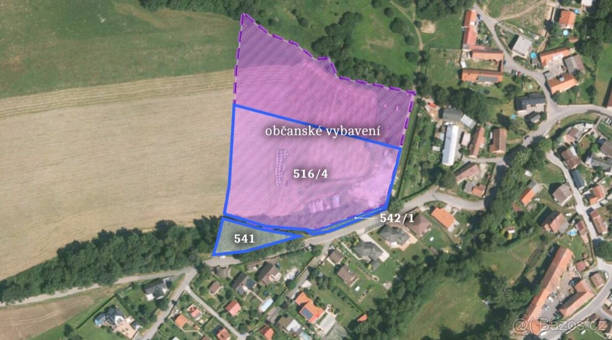 Pozemek, bydlení, prodej, Libeř, Praha západ