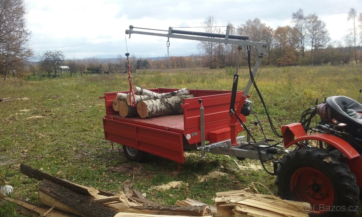 hydraulické rameno k malotraktoru na vlek