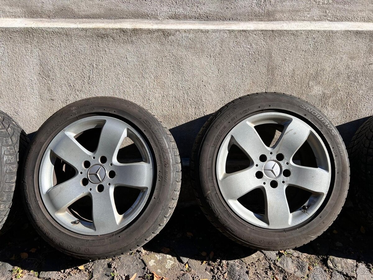 Alu kola R16, 5x112 + zimní pneu
