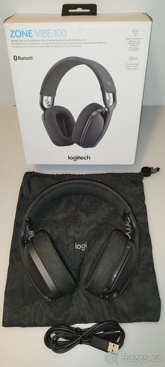 Sluchátka Logitech Zone Vibe 100