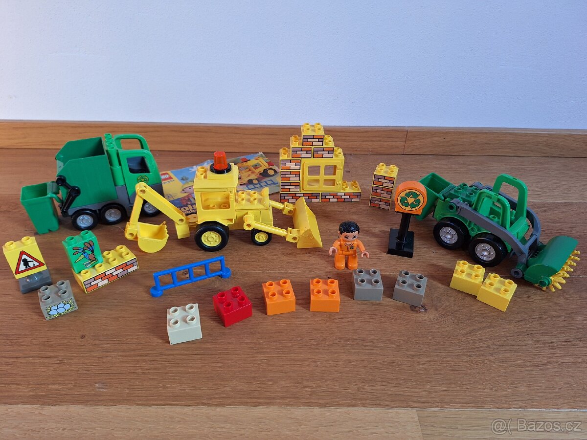 Lego Duplo Mix auta, popeláři. Bagr Béďa